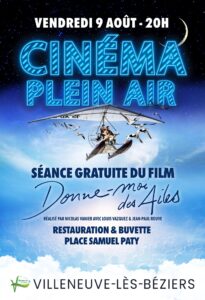 Lire la suite à propos de l’article Cinéma en plein air le 9 août 2024