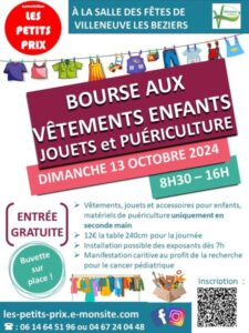 Lire la suite à propos de l’article Bourses aux vêtements, jouets, décorations